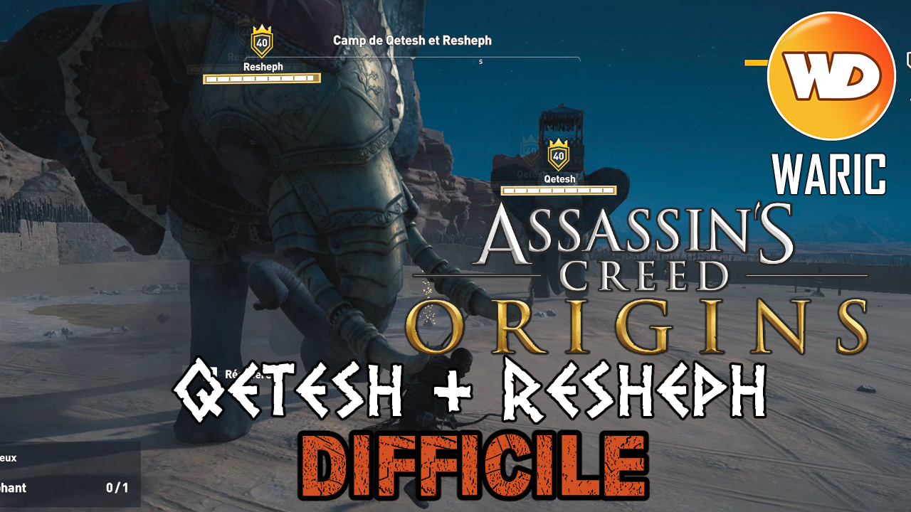 Assassin's Creed Origins - FR - Let's play - Qetesh et Resheph (difficile)